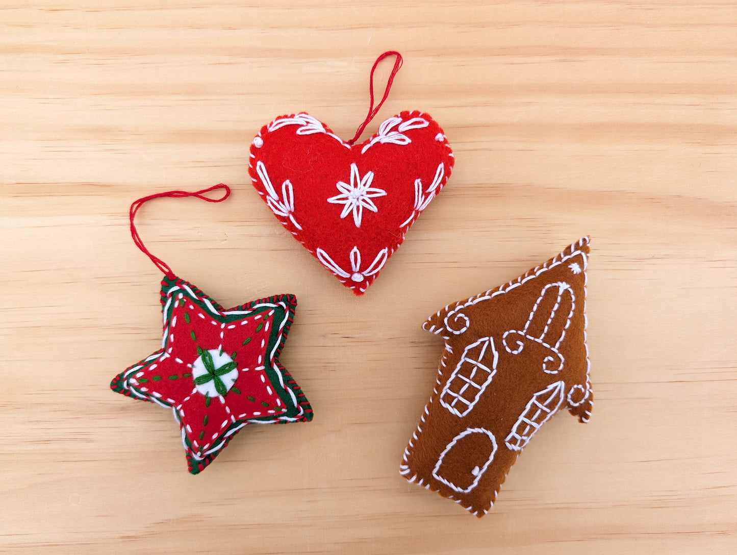 Grown Up and Me Felt Christmas Ornament Workshop